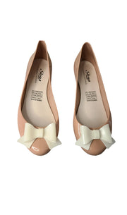 Sags Flats Nude/White Bow