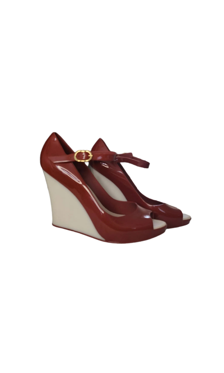 Sags Wedges 4 " Wine and Pearl